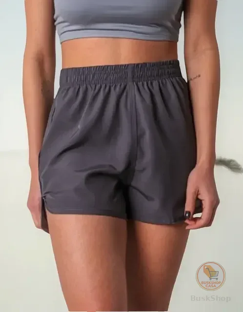 Shorts Feminino Tactel Academia Bermuda Treino Fitness Praia