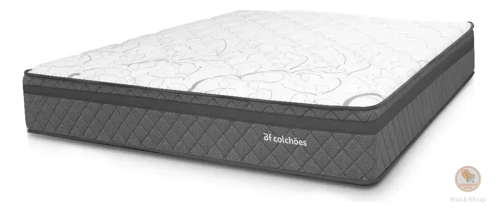 Colchão King Ortopédico Espuma D45 193x203x24cm BF Colchões