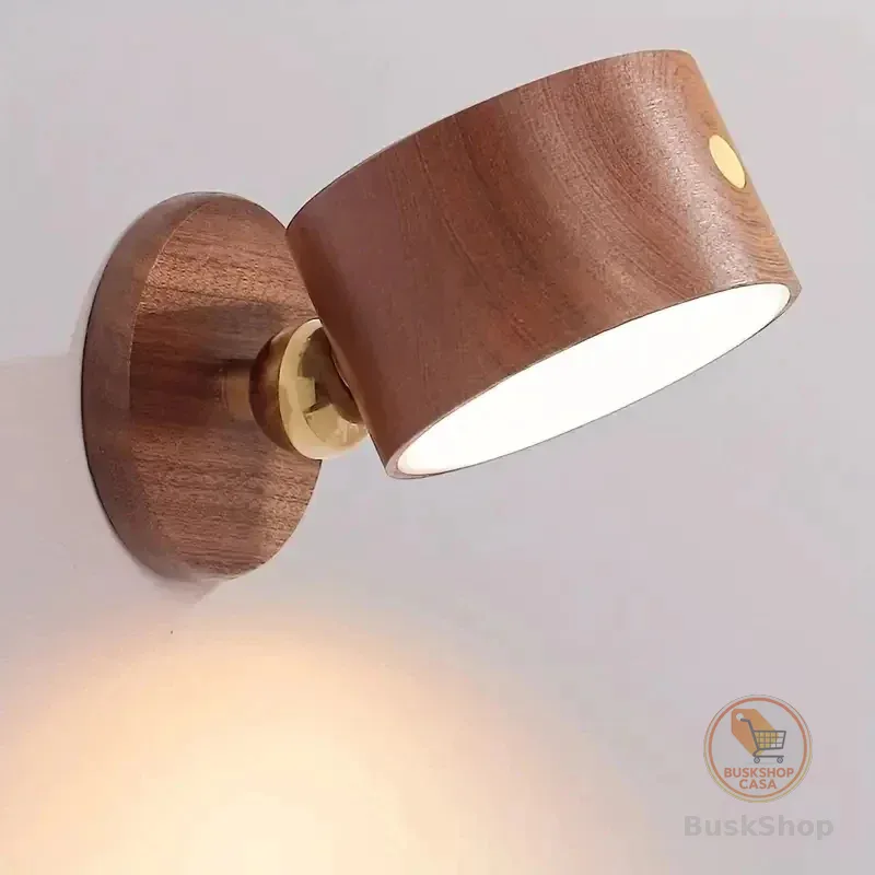 Lâmpada De Parede Sem fio Com Imã Luz de Leitura LED Moderna Luminaria de Dimmer Alimentada por USB
