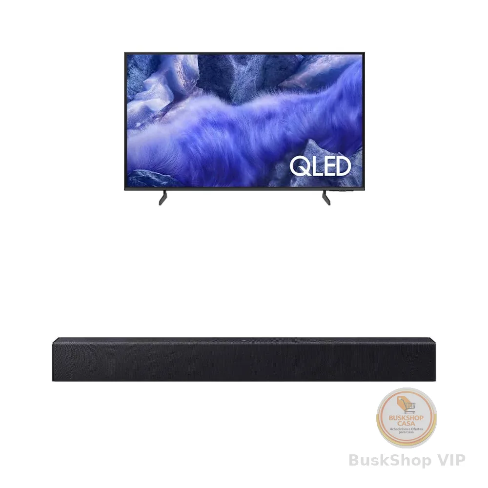 Samsung Combo Vision AI TV 55" QLED Ultra 4K QEF1 + Soundbar Samsung HW-B400F