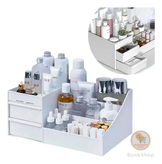Organizador Maquiagem Cosméticos Mesa Porta Treco Multiuso