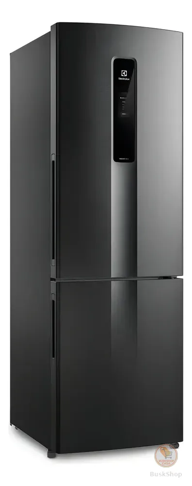 Geladeira Electrolux Frost Free Inverter 400L Efficient AutoSense e Rapid Freeze Inverse Black Inox Look (IB6B) Bivolt