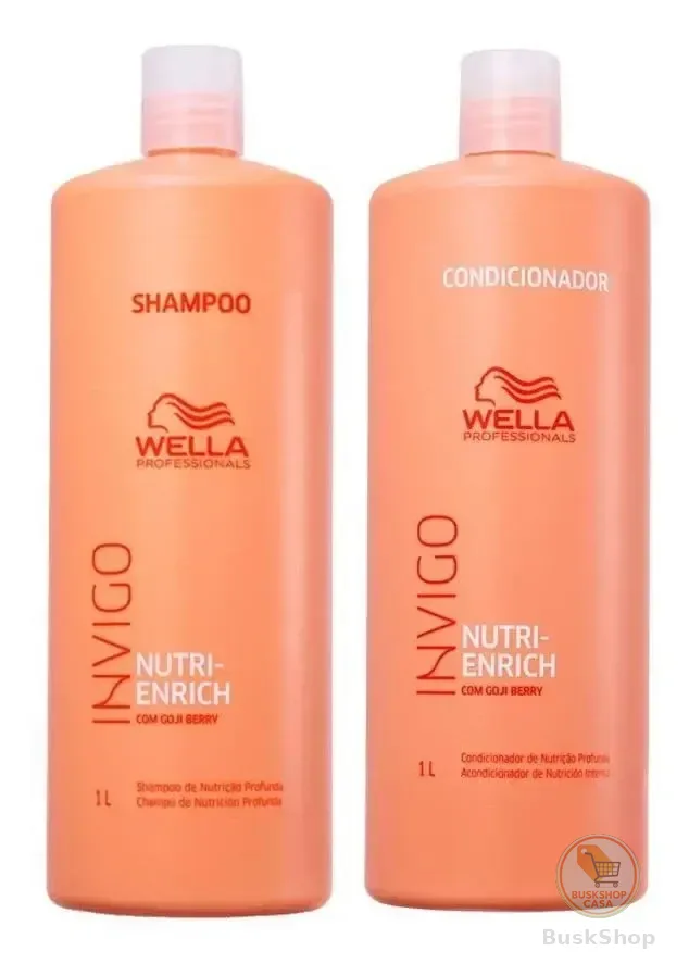 Kit Wella Pro Invigo Enrich Shampoo 1l + Condicionador 1l