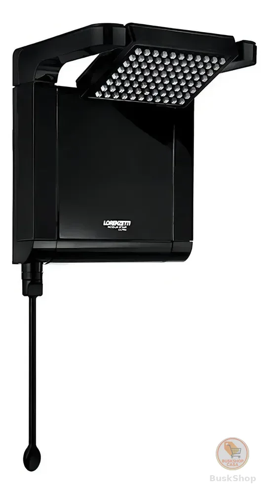 Chuveiro elétrico de parede Lorenzetti Acqua Ultra Star preto 5500W