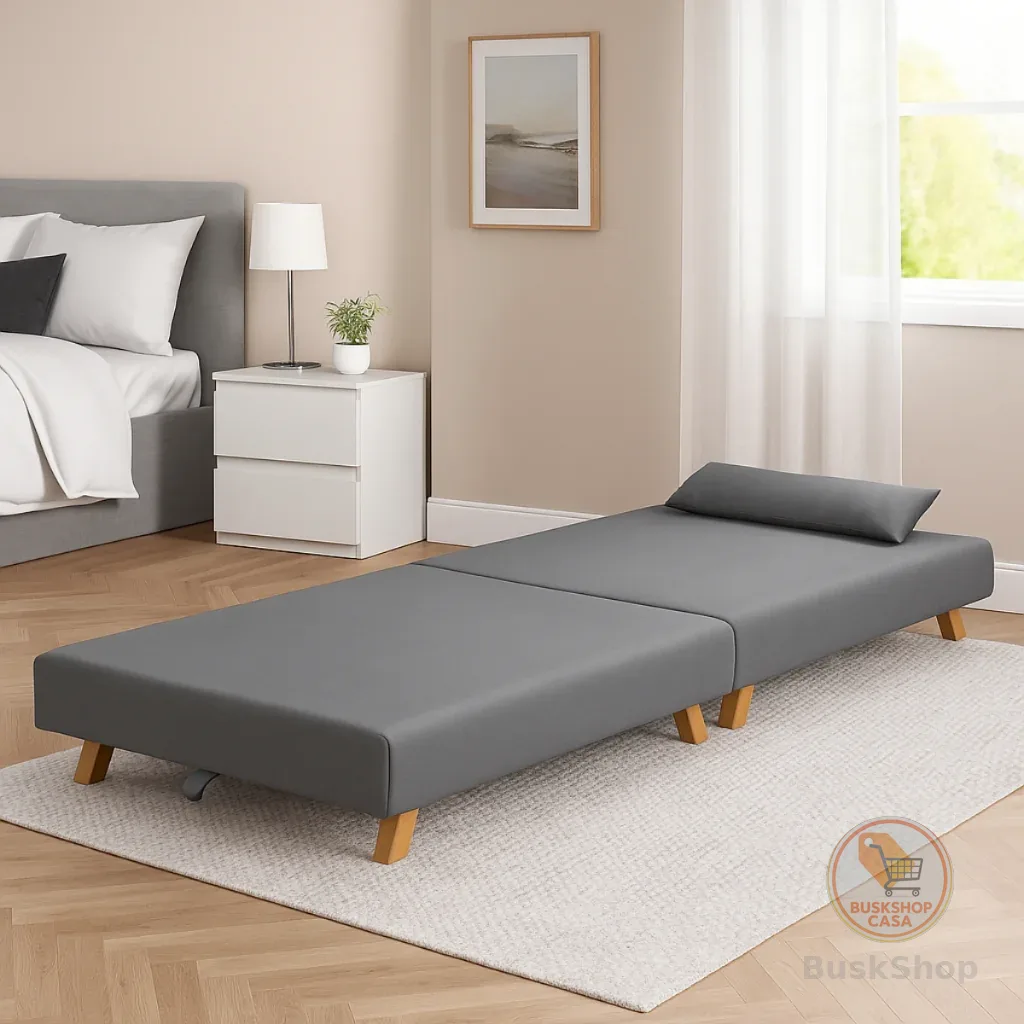 Cama Solteiro Portatil Dobrável Auxiliar Colchão Quarto Hospedes Camping Viagem