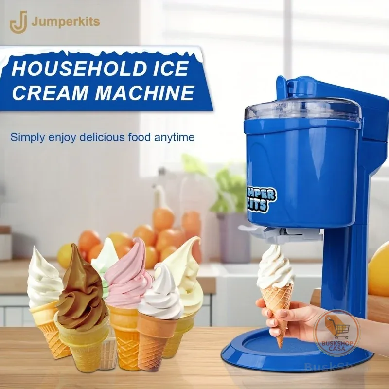 Sorveteira De Alta Capacidade-Perfeita Para Iogurte Congelado , Milkshakes E Sorvete-Azul , 220V , Potência : 20W Caseir