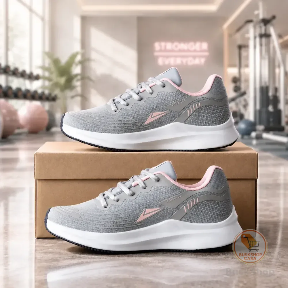 Tênis Sneeks Feminino Casual Academia Treino Promoção Cinza/rosa Sneeks 36,0 Br