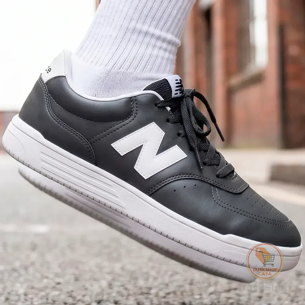 Tenis New Balance Bb80 Masculino Casual Urbano Elegante Preto/branco 39 Br