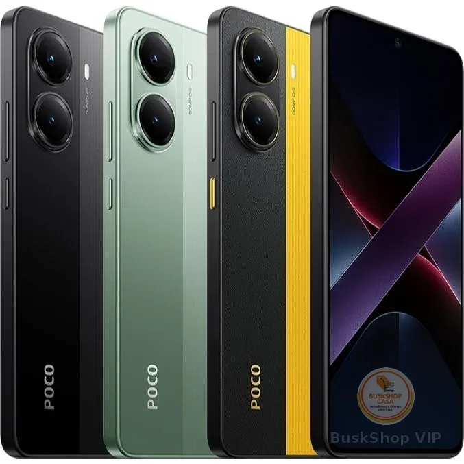 Xiaomi Poco X7 Pro 512GB / 256GB +12 Ram 5G Versão Global NFC Original Lacrado e Envio Imediato ADS
