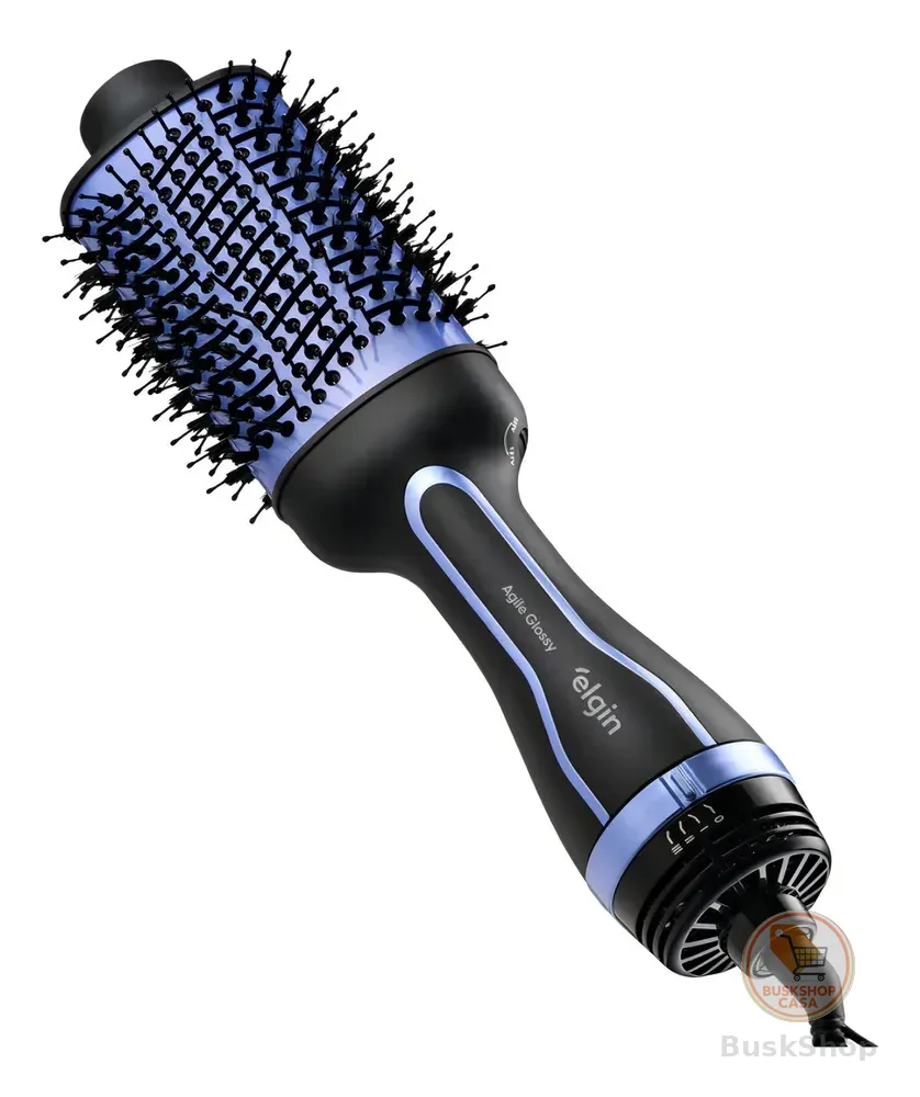 Escova Secadora Alisadora Elgin Agile Glossy Roxo