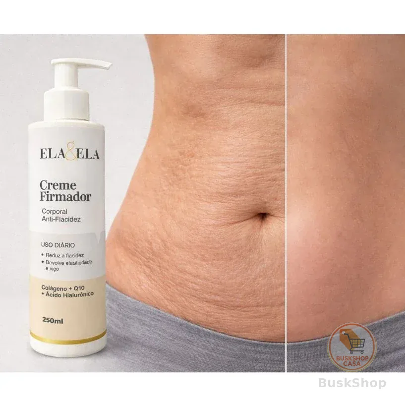 Creme Firmador com Colágeno e Q10 250ml - Firmeza, Hidratação e Rejuvenescimento
