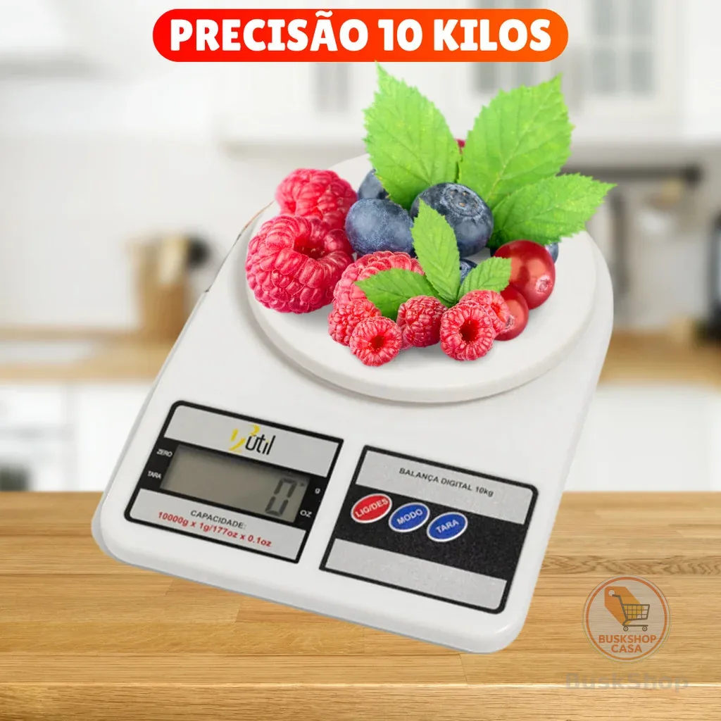 Balança De Cozinha Digital Até 10KG