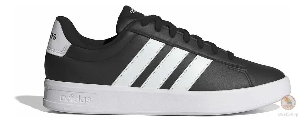 Tênis Masculino Grand Court 3.0 adidas Cblack/ftwwht/ftwwht Liso 40 Br