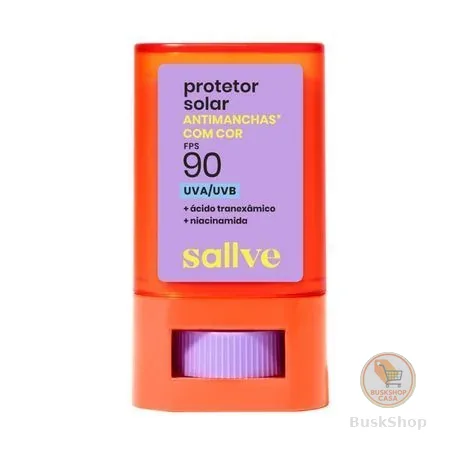 Protetor Solar Bastão Sallve Antimanchas com Cor Fps 90