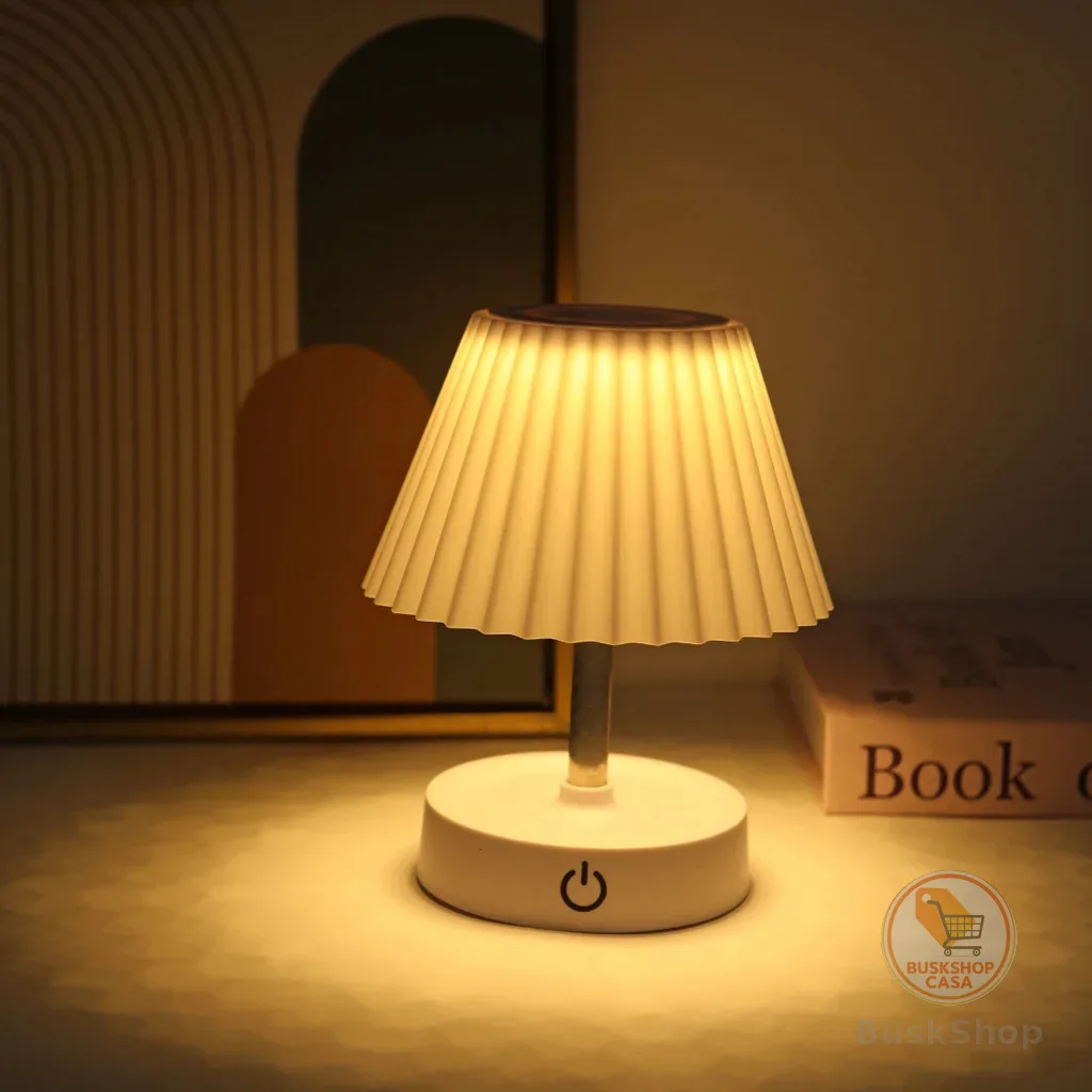 Abajur de Mesa Retrátil Recarregável LED Quente para Quarto/Escritório/Sala Onistek ON-LT043