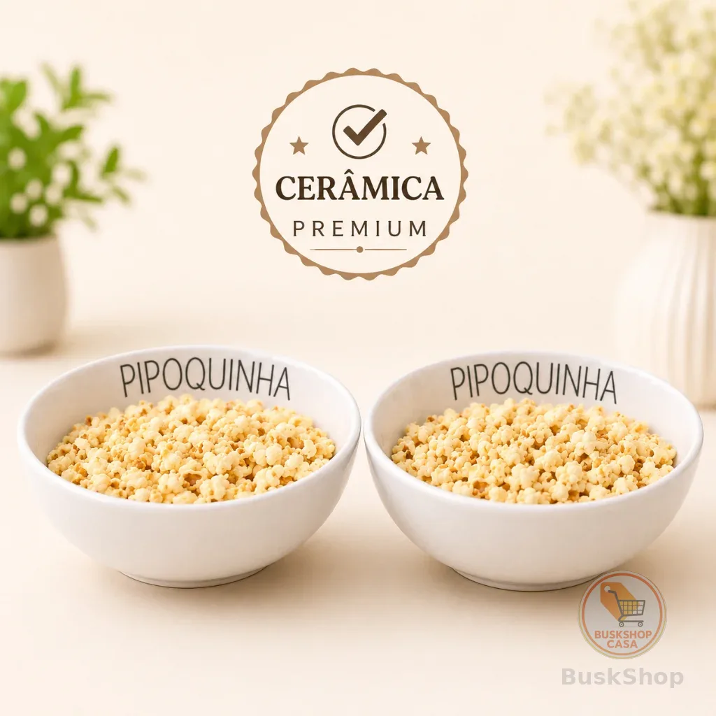 Tigela Pipoquinha bowl 400 gr em Ceramica/ Cubuca ideal para noites de cinema