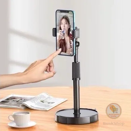 Suporte Tripé Celular Smartphone De Mesa Escritório 360º