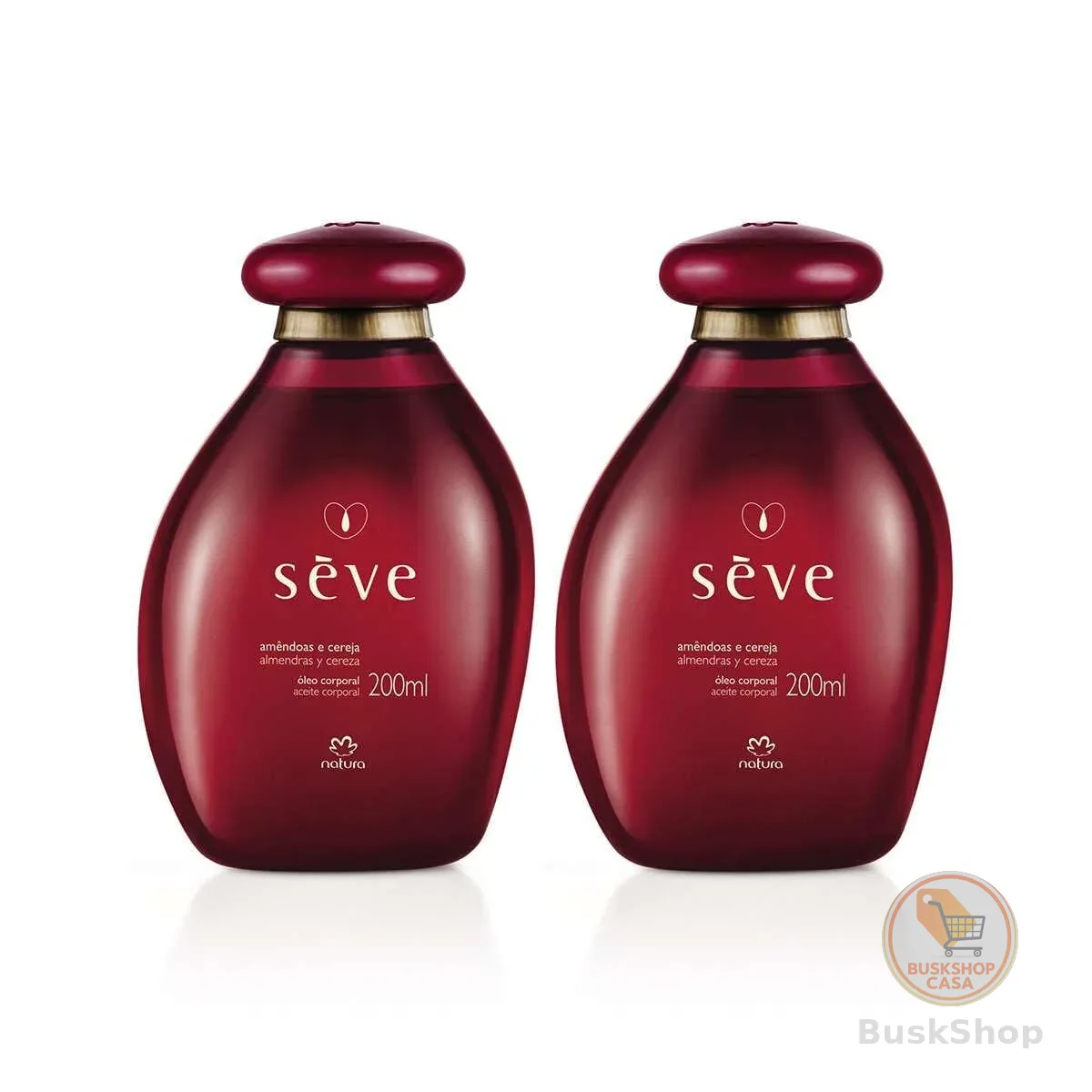Kit Óleo Desodorante Corporal Sève Amêndoas e Cereja (2 unidades)