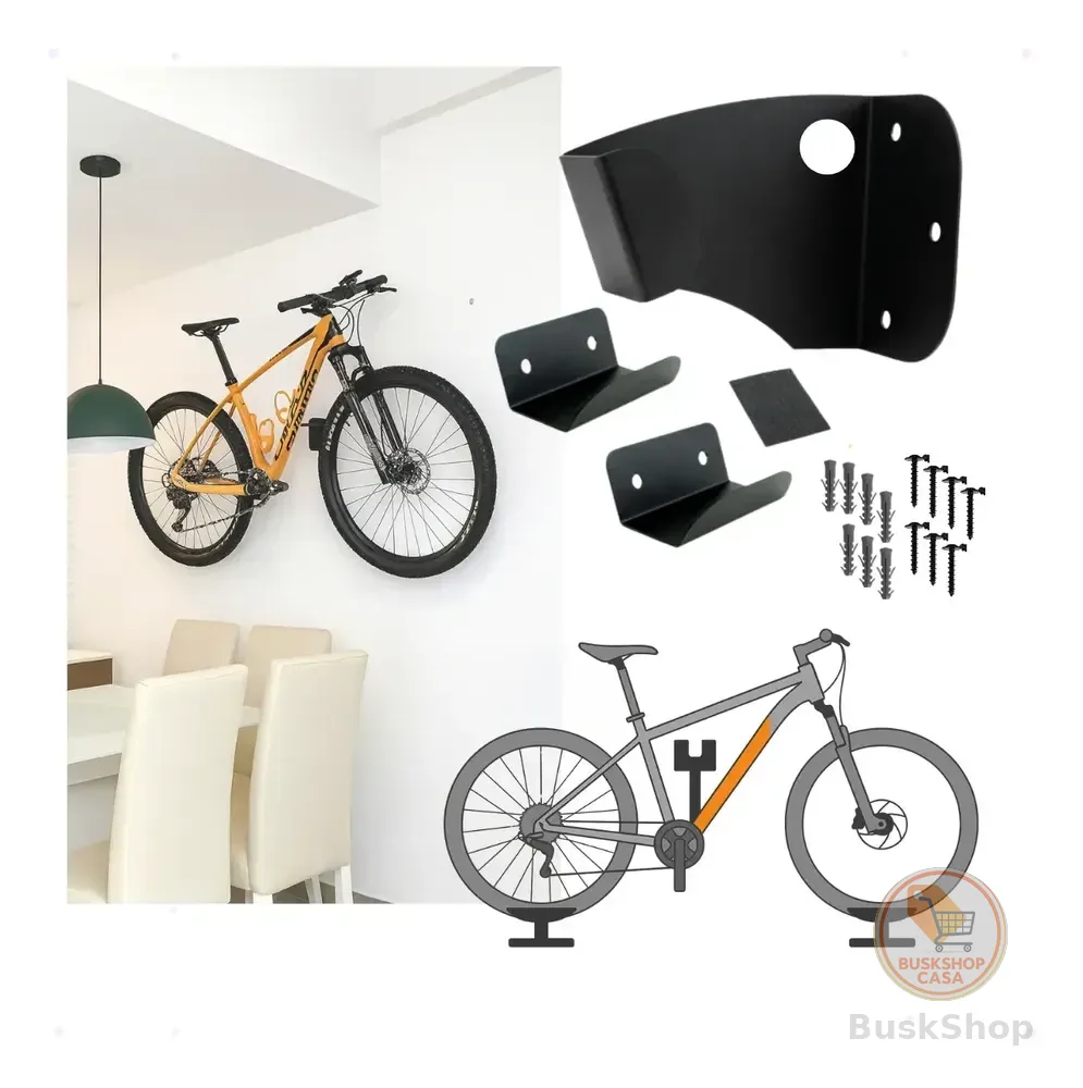Suporte Bike Parede Horizontal Mtb Speed Reforçado