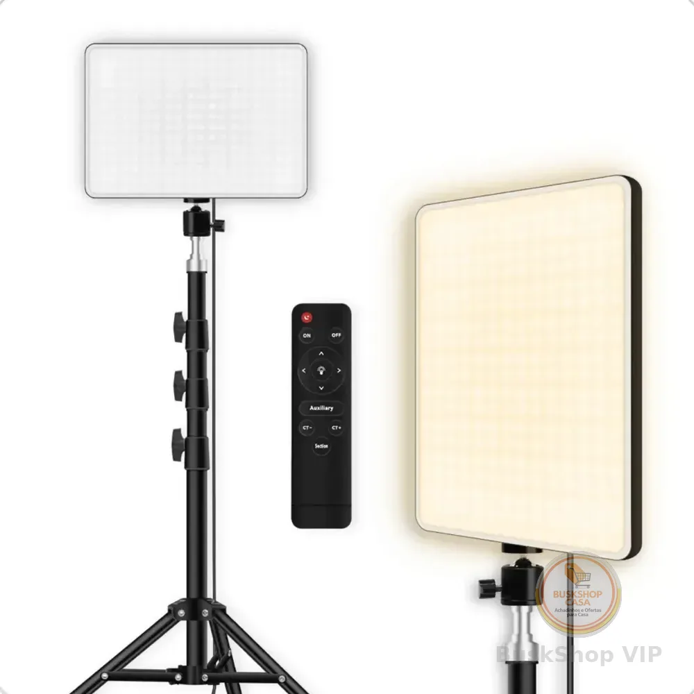 Ring Light Led 33cm B-max Bm-l17 Com Tripé 2,10m Luz Ajustável 40-50w Branco