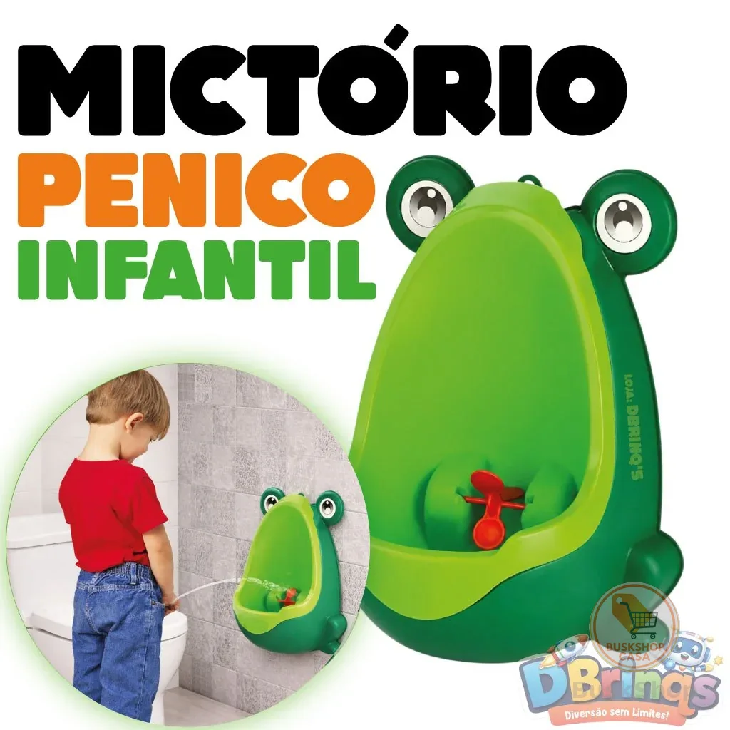 MICTORIO SAPINHO PENICO TRONINHO INFANTIL DESFRALDE TREINO MIRA ALVO GIRATORIO BANHEIRINHO  - MENINO