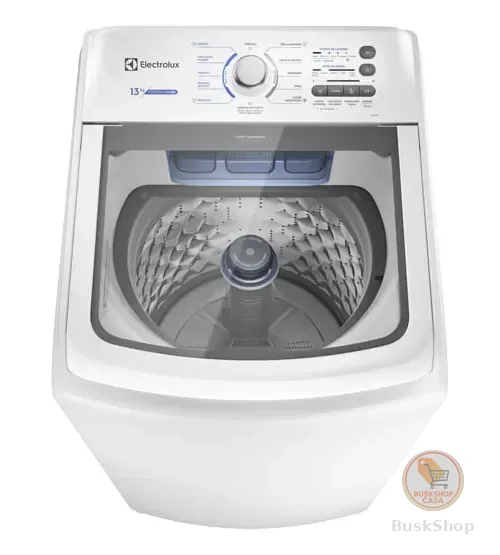 Máquina De Lavar 13kg Electrolux Cesto Inox, Jet&clean Led13 Cor Branco