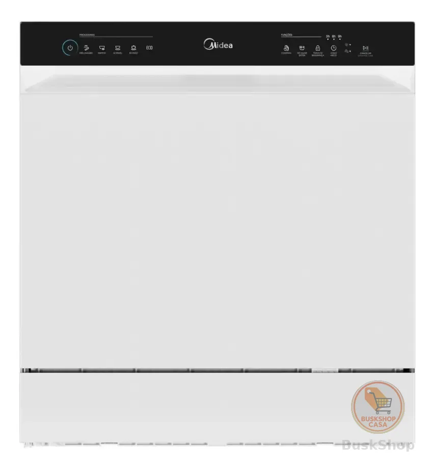 Lava Louças 8 Serviços Branco Touch Plus Midea