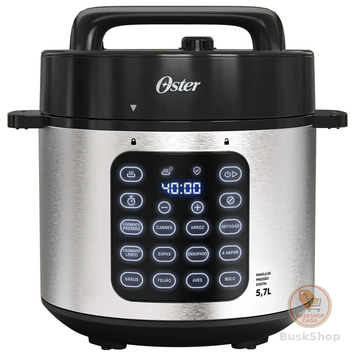Panela de Pressão Elétrica Digital 5,7L Oster - 127V