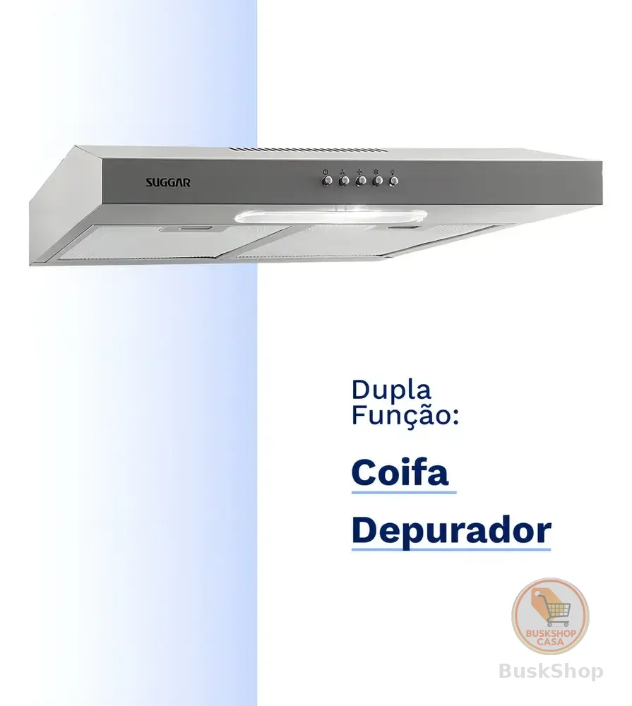 Depurador Exaustor Slim 60cm Prata Dps162pr Suggar