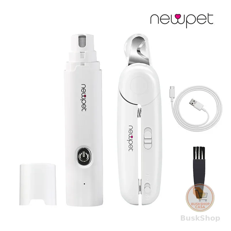 Newpet 2 Em 1 Kit Alicate + Lixa Corte De Unhas Pet Cães E Gatos