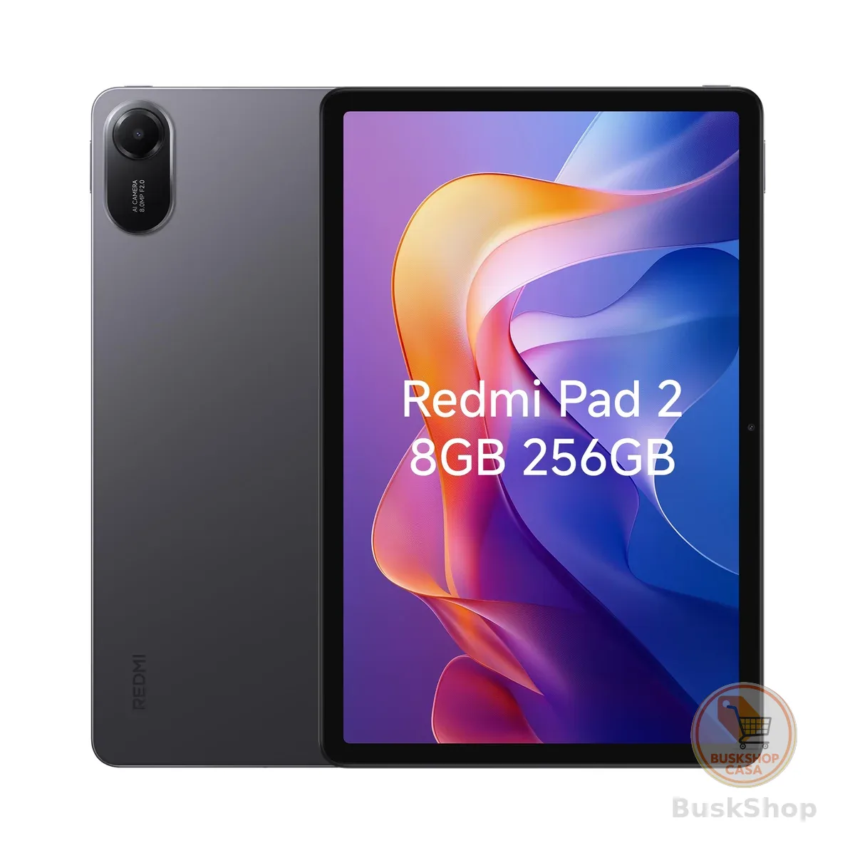 Xiaomi Redmi Pad 2 apenas WiFi (sem chamadas ou texto) 27.9 cm 2.5K Octa Core 4 alto-falantes ROM global 9000mAh Bluetooth 5.3 8MP modelo 25040RP0AL (cinza grafite, 256 GB + 8 GB)