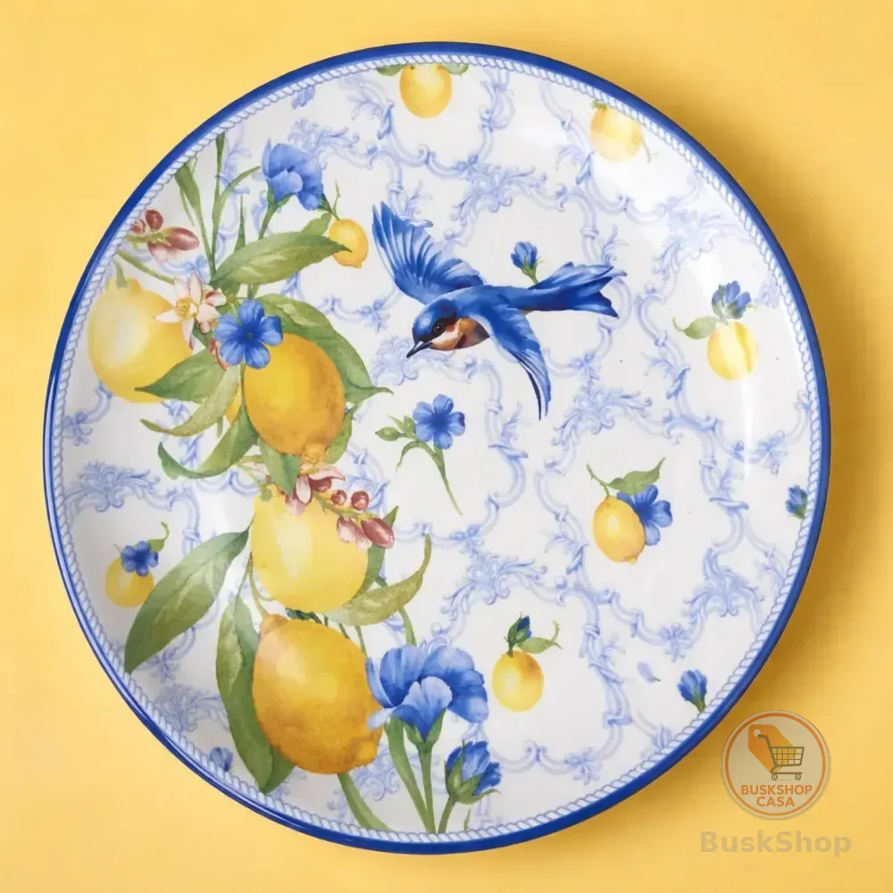 Prato Para Bolo Com Pe 21cm Ceramica Alleanza Boleira Mini Sicília