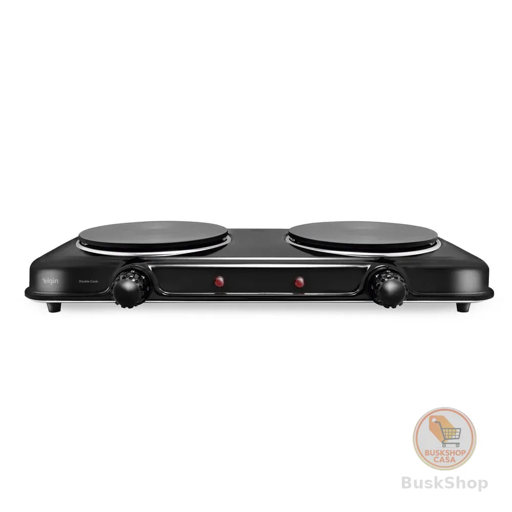 Fogão Elétrico Portátil Cooktop Elgin Double Cook 2 Bocas - 220V