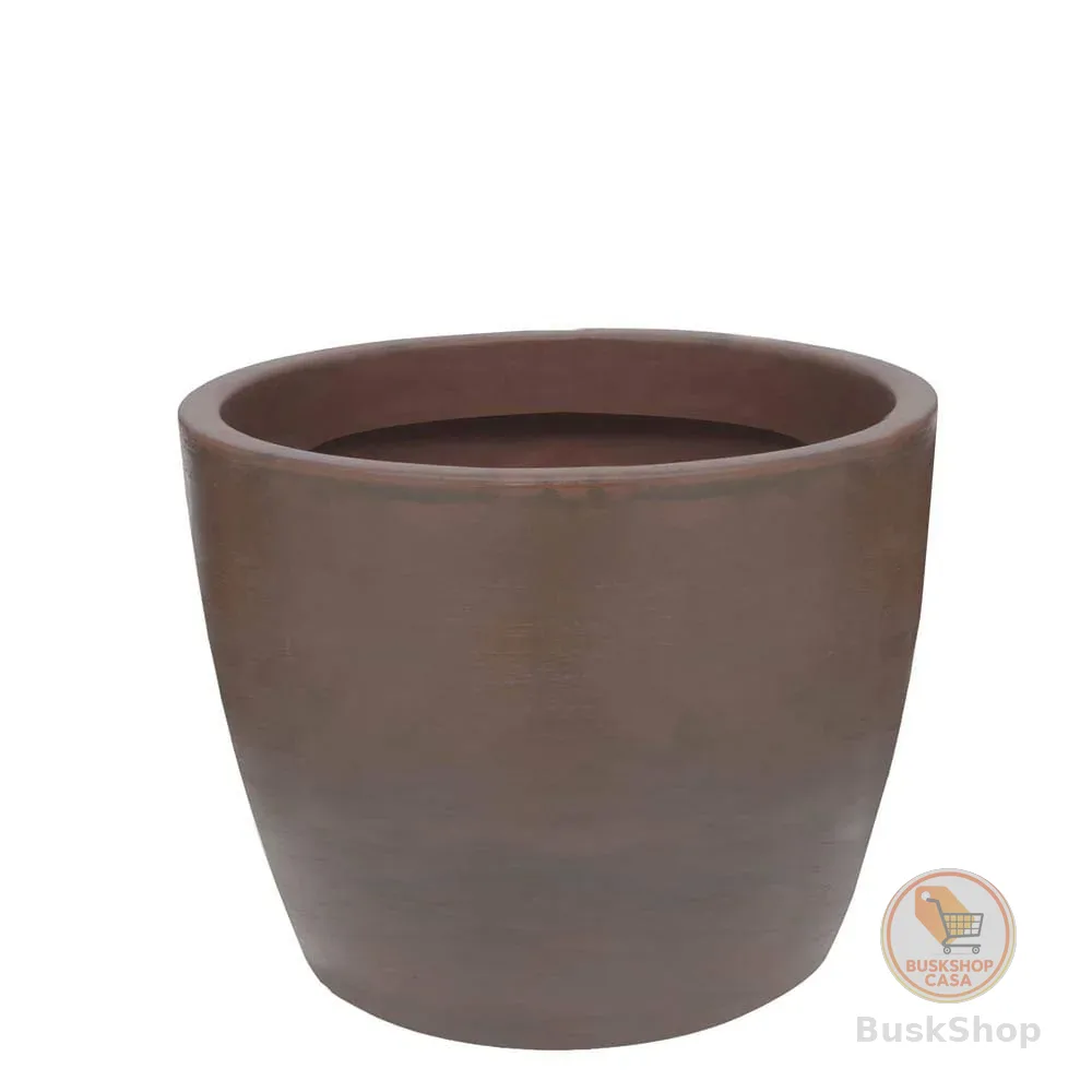 Vasart Malta Vaso de Flores Redondo, Rusty, 52x42cm