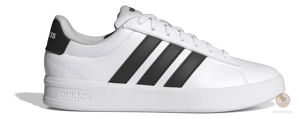 Tênis Feminino Grand Court 3.0 adidas Ftwwht/cblack/ftwwht Liso 35 Br