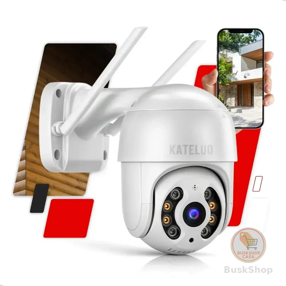 Câmera De Segurança Wifi Icsee Externa Mini Dome Full Hd Infravermelho Prova D'água Kateluo
