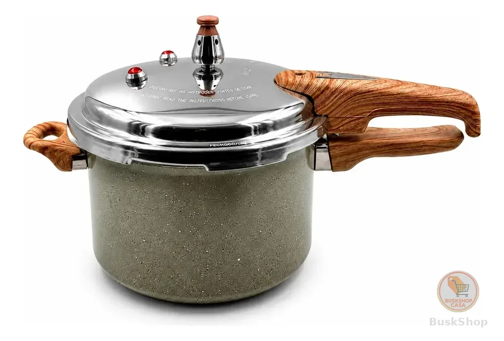 Panela De Pressão Fechamento Externo 4,2l Indução E Gás Bege