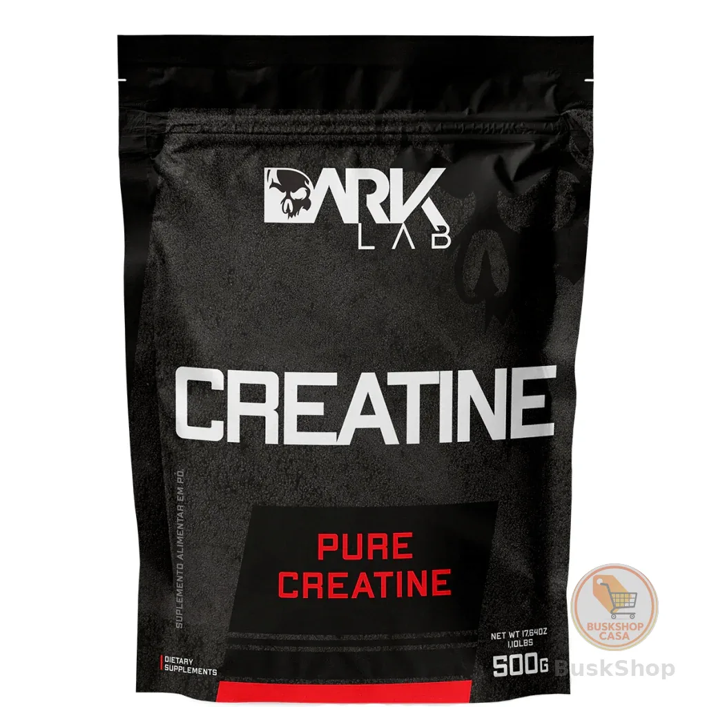 Creatina Monohidratada Pura Refil 500g Dark Lab - Creatina 100% Pura