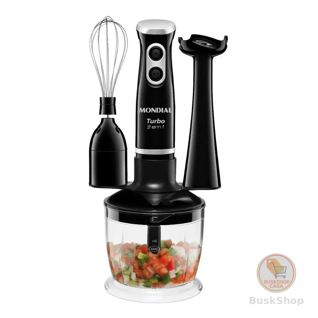 Mixer Turbo Mondial M-14 3 em 1 Potencia 350w 60Hz