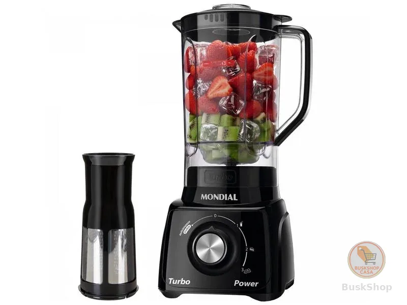 Liquidificador Mondial Turbo Power L-99 FB Preto - 127V