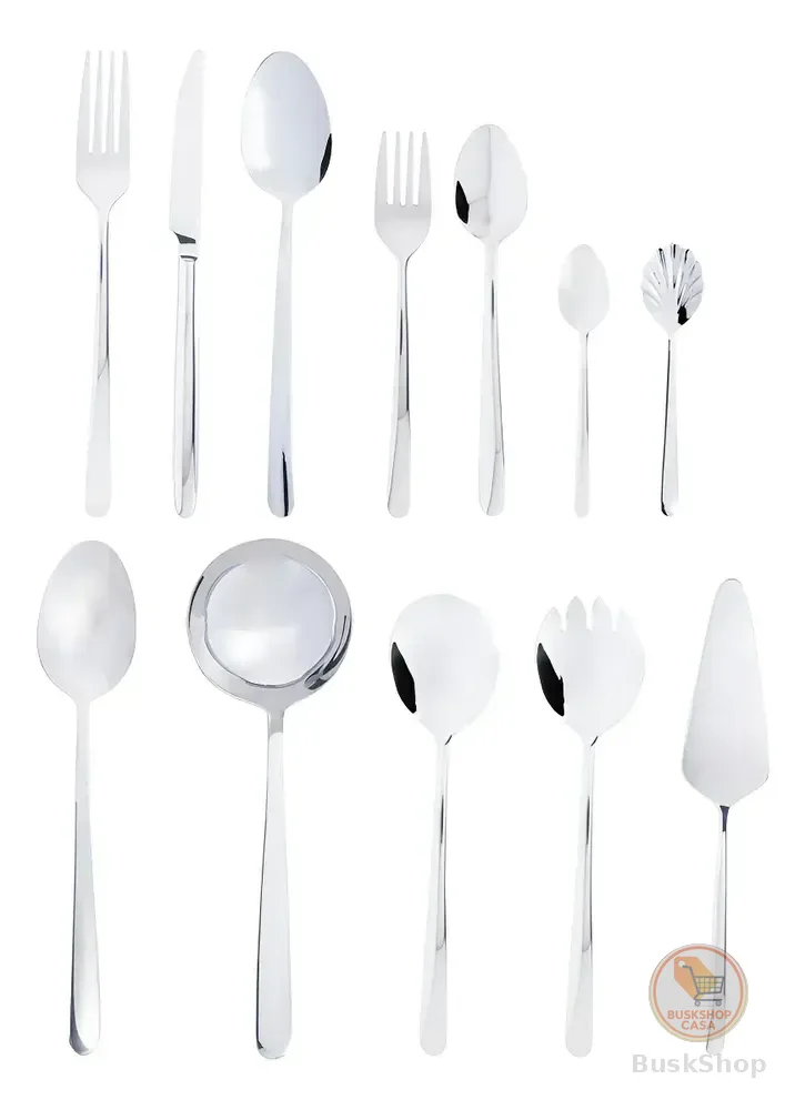 Faqueiro Wolff Viena 54 Peças Aço Inox Serve 6 Pessoas Premium