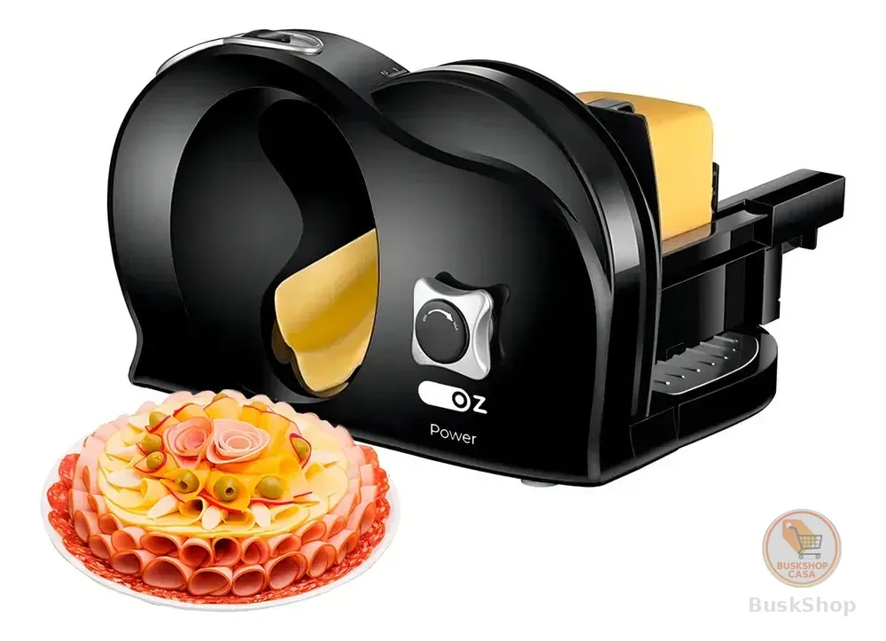 Multifatiador ​Oz FA4615 Fatiador Elétrico Cortador De Frios Embutidos 150W