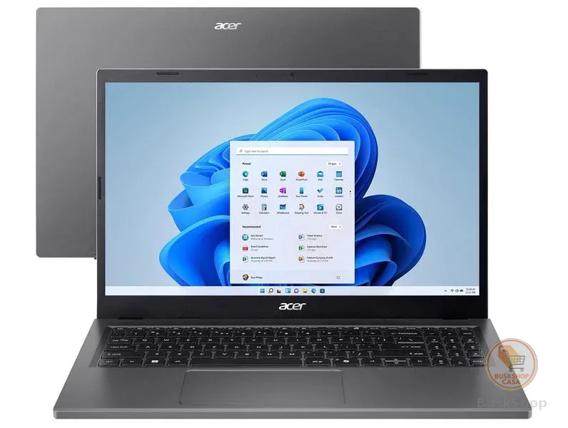 Notebook Acer Aspire Go Intel Core i5 13420H 8GB RAM 512GB SSD 15,6" Full HD Windows 11 AG15-71P-53GM