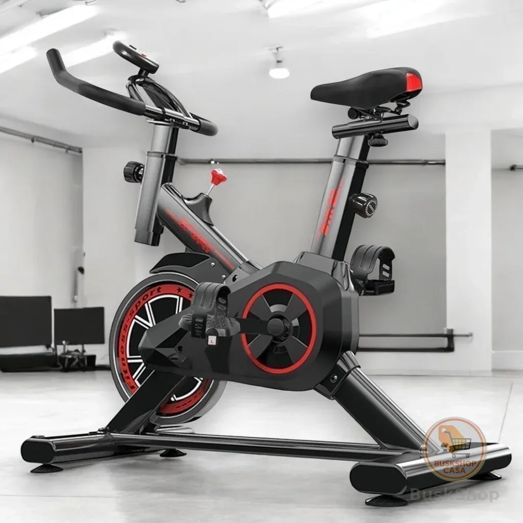 Bicicleta Spinning Ergométrica Para Exercícios Com Monitor Profissional Sport Suporta até 120kg