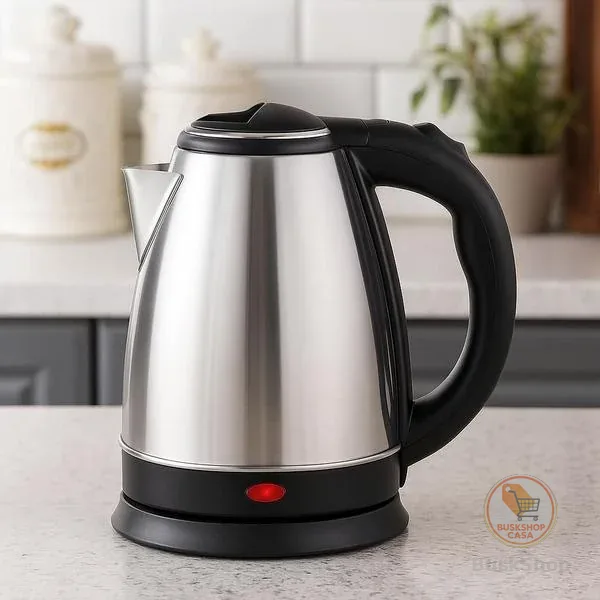 Chaleira Elétrica Portátil Inox Jarra Bule Elétrico 1,8 Litros