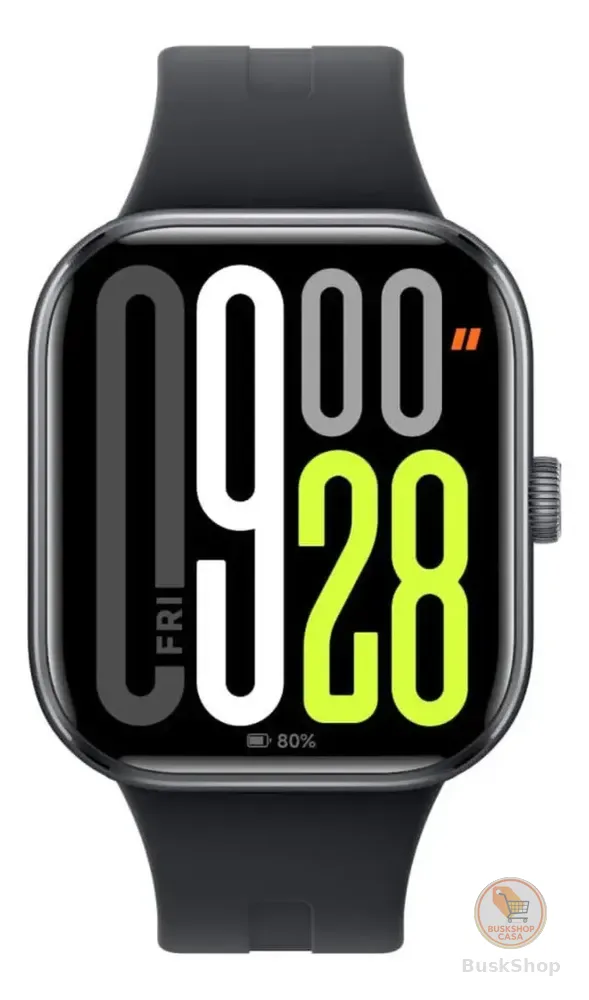 Smartwatch Xiaomi Redmi Watch 5 Com Gps Tela Amoled Preto Desenho da pulseira Lisa Cor Preto
