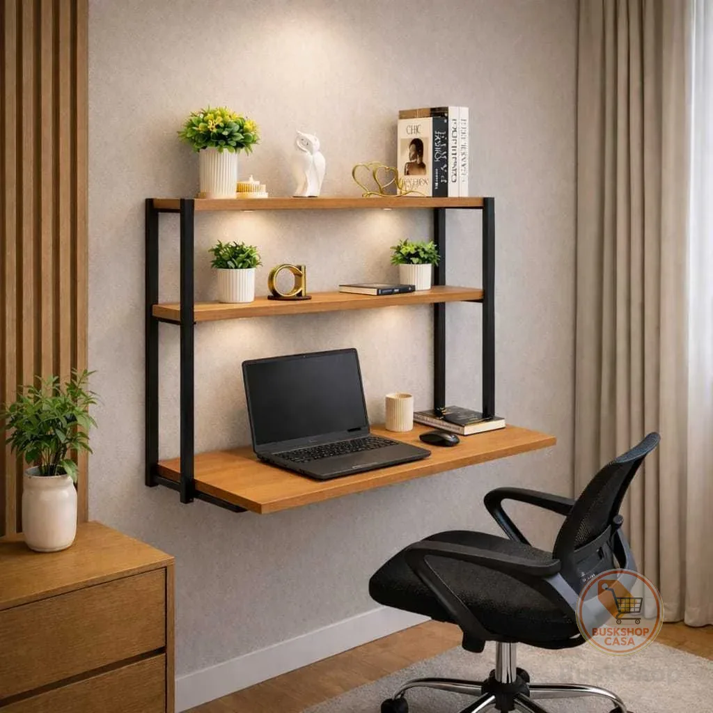 Escrivaninha Para Quarto  Mesa Para Computador Industrial Home Office Penteadeira