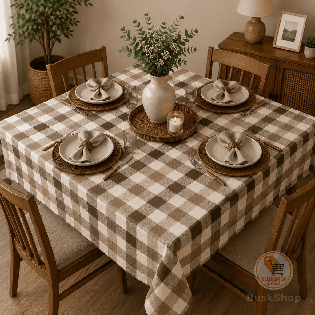 Toalha de Mesa Rústica Premium – Zuri Decor