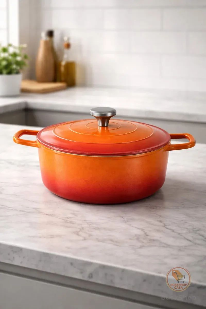Caçarola Indução 24cm Antiaderente com Tampa e Revestimento Cerâmico