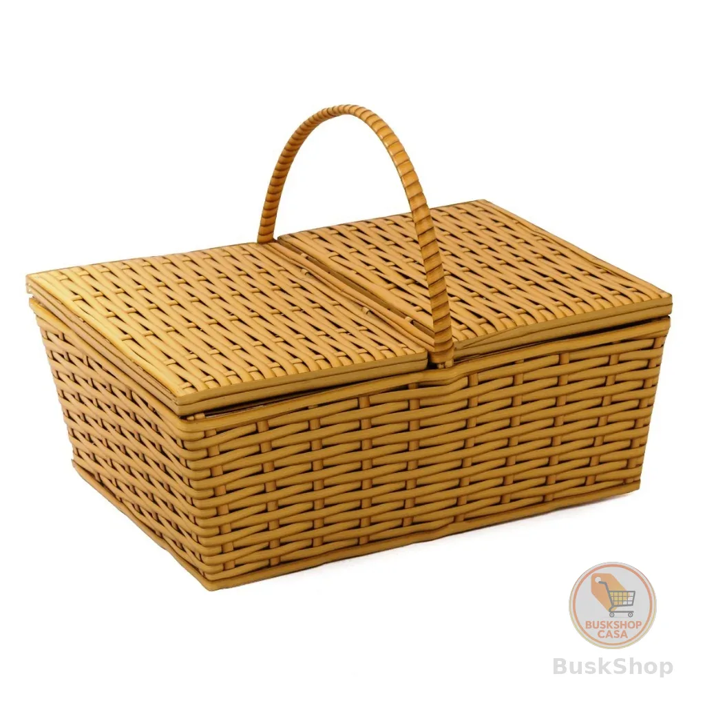 Cesta Piquenique De Fibra Sintética 47x31x19 Grande